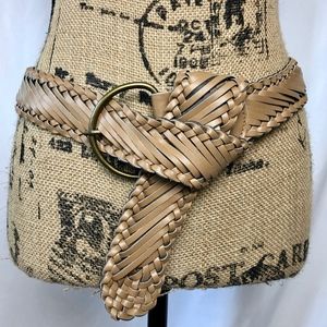 Woven Women's Beige Belt 44"